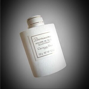 Rare vintage Christian Dior 5pm scented talcum powder, 5oz white - collectible